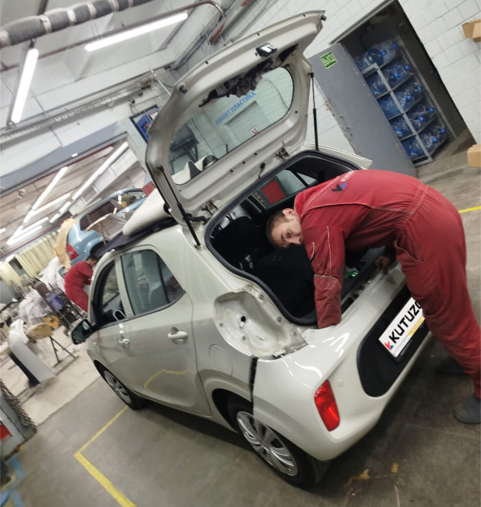 Восстановление или установка нового бампера Восстановление или установка нового бампера