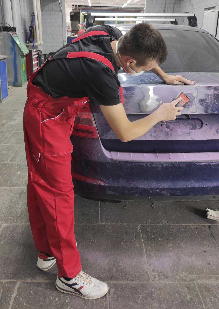 Подготовка автомобиля к покраске