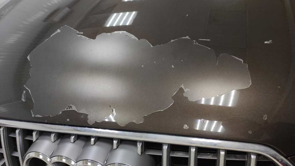 Отслойка ЛКП