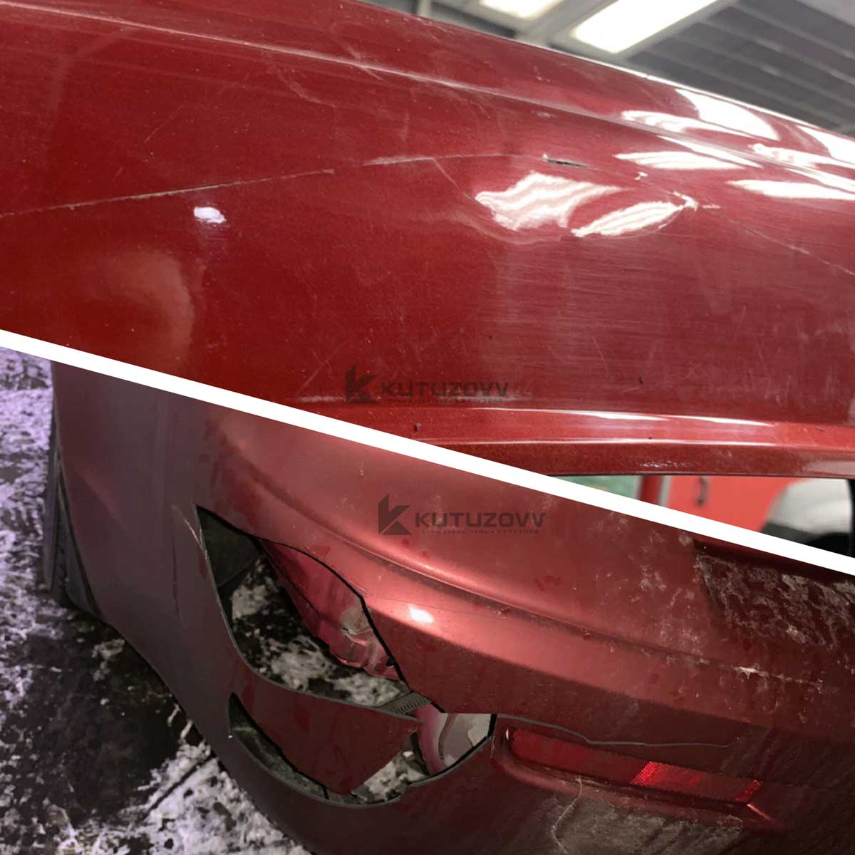 Царапины, трещины, сколы на пластиковых деталях автомобилей