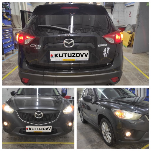 Mazda CX-5 — устранение вмятин на крышке багажника, двери и заднем крыле