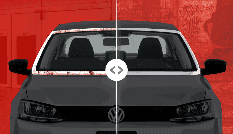 Изменение стоимости ремонта от запущенности коррозии автомобиля