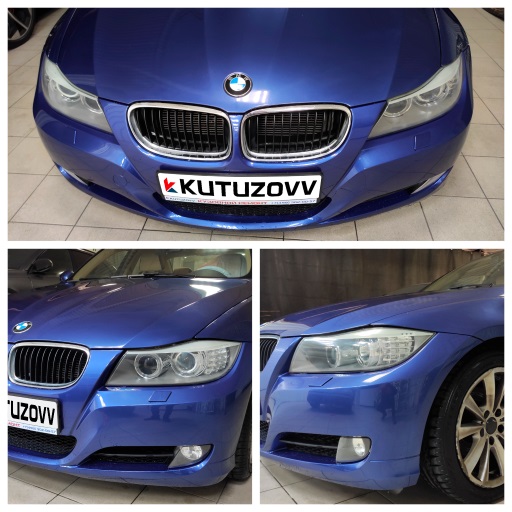BMW 3 — покраска переднего бампера