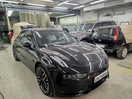 Процесс рихтовки и покраски