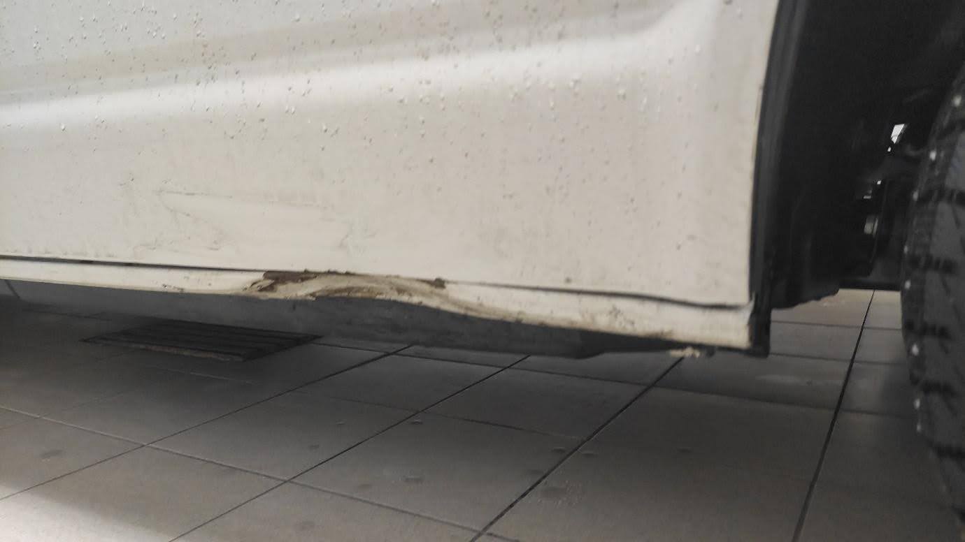 Вмятины на ЛКП