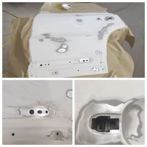 Дверь зачистка