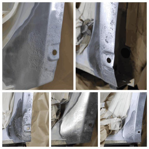 Лужение задняя арка