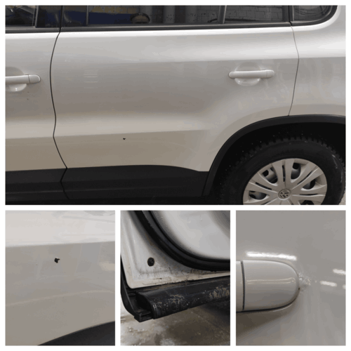 Осмотр задняя дверь