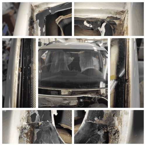 Дефектовка лобовое