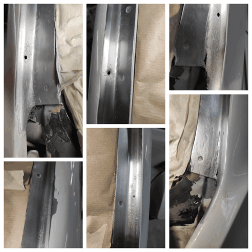 Лобовое зачистка стойки