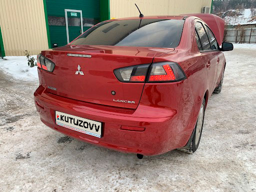 Mitsubishi Lancer ремонт бампера