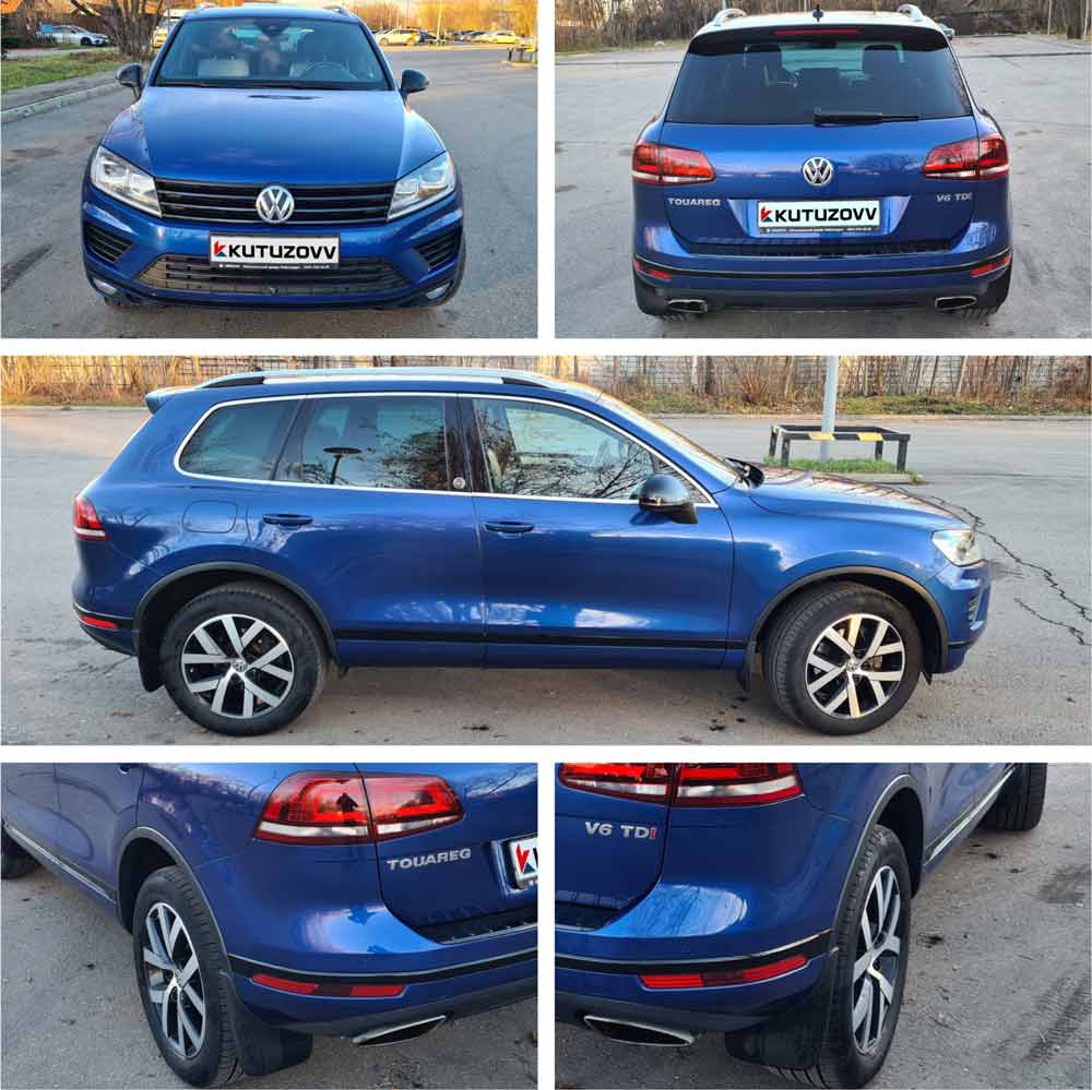 Результат антихромирования Volkswagen Touareg с разных ракурсов Результат антихромирования Volkswagen Touareg с разных ракурсов