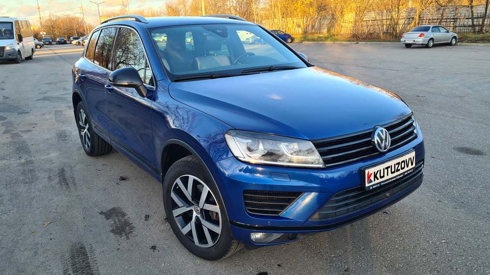 Результат антихромирования Volkswagen Touareg Результат антихромирования Volkswagen Touareg