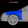 Замена переднего крыла Mazda Familia