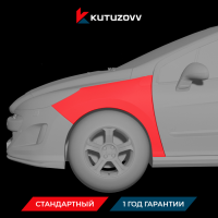 Покраска переднего крыла Peugeot 308 II Покраска переднего крыла Peugeot 308 II