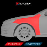 Покраска переднего крыла Chery Kimo
