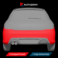 Покраска заднего бампера Peugeot 308 II Покраска заднего бампера Peugeot 308 II