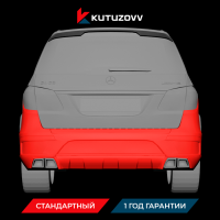 Покраска заднего бампера Mercedes-Benz ML-class