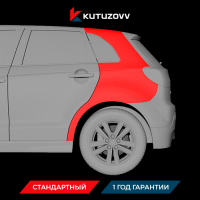 Покраска заднего крыла MITSUBISHI ASX