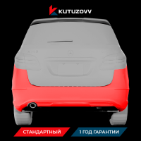 Покраска заднего бампера Mercedes-Benz B-Class
