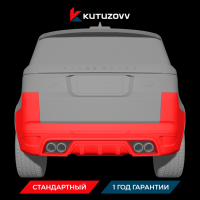 Покраска заднего бампера Land Rover Discovery