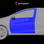 Ремонт передней двери Honda