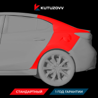 Покраска заднего крыла MAZDA