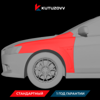 Покраска переднего крыла MITSUBISHI