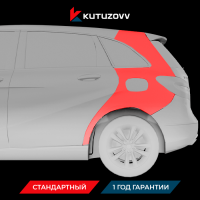 Покраска заднего крыла Mercedes-Benz B-Class