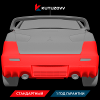 Покраска заднего бампера MITSUBISHI
